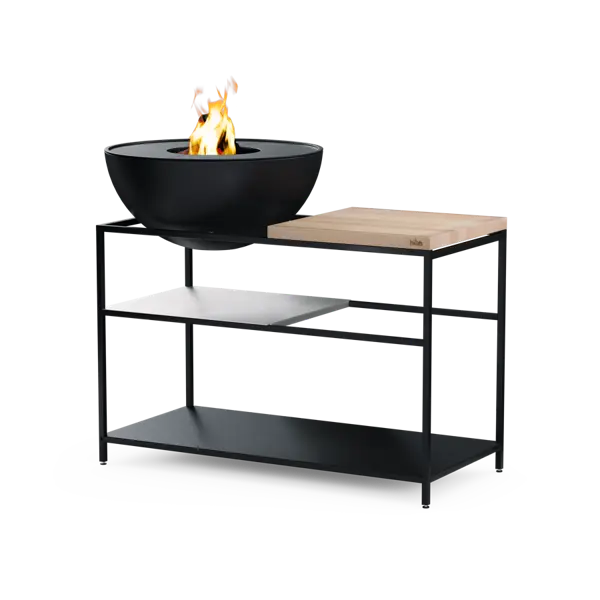 [00740] FIRE KITCHEN mit BOWL 70 Plancha-Grillset tief
